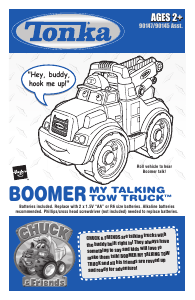 Manual Hasbro Tonka Chuck & Friends Boomer My Talking Tow Truck