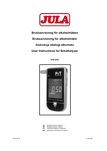 Bruksanvisning FiT 619-433 Alkoholmätare