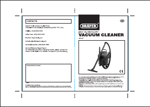 Manual Draper WDV15P Vacuum Cleaner