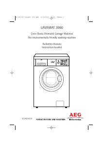 Kullanım kılavuzu AEG-Electrolux Lavamat 3060 Çamaşır makinesi