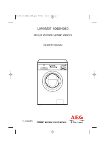 Kullanım kılavuzu AEG-Electrolux Lavamat 4060 Çamaşır makinesi