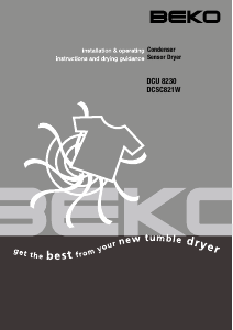 Manual BEKO DCSC 821 Dryer