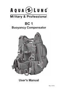 Manual Aqua Lung BC 1 Buoyancy Compensator