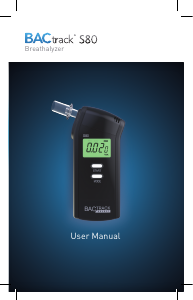 Manual BACTRACK S80 Breathalyzer