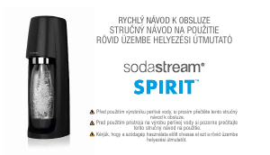 Manuál SodaStream Spirit Výrobník sody