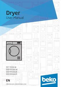 Manual BEKO DCY 9316 Dryer
