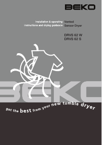 Manual BEKO DRVS 62 Dryer