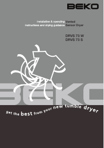 Manual BEKO DRVS 73 Dryer