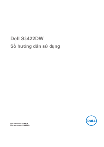 Hướng dẫn sử dụng Dell S3422DW Màn hình LCD