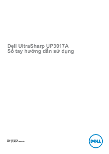 Hướng dẫn sử dụng Dell UltraSharp UP3017A Màn hình LCD