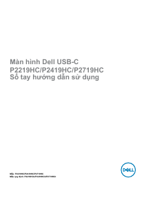 Hướng dẫn sử dụng Dell P2719HC Màn hình LCD