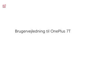 Brugsanvisning 1+ 7T Mobiltelefon