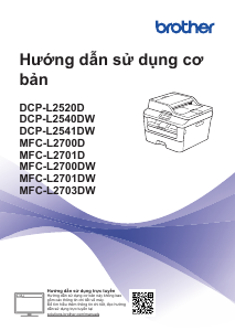 Hướng dẫn sử dụng Brother DCP-L2541DW Máy in đa chức năng