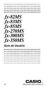 Manual Casio FX-270MS Calculadora