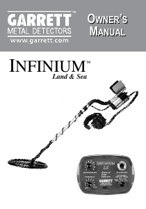 Handleiding Garrett Infinium Land & Sea Metaaldetector