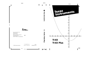 Instrukcja Texas Instruments TI-83 Kalkulator graficzny