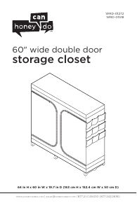 Manual Honey-Can-Do WRD-01272 Closet