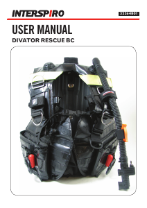 Manual Interspiro Divator Rescue BC Buoyancy Compensator