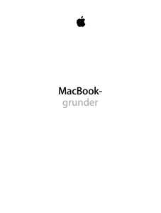 Bruksanvisning Apple 12inch MacBook (early 2015) Bärbar dator