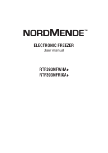 Manual Nordmende RTF393NFWHA+ Freezer