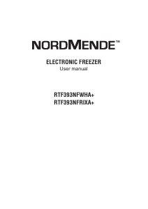 Manual Nordmende RTF393NFRIXA+ Freezer
