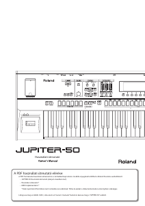 Használati útmutató Roland Jupiter 50 Szintetizátor