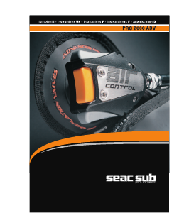 Manual de uso SEAC Sub Pro 2000 ADV Compensador de flotabilidad