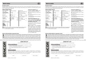 Instrukcja Sencor SEC 360/12T Kalkulator