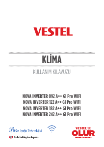 Kullanım kılavuzu Vestel Nova Inverter 122 A++ GI Pro WiFi Klima