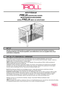 Bruksanvisning Troll Freja Spjälsäng