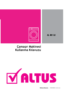 Kullanım kılavuzu Altus AL 491 LX Çamaşır makinesi