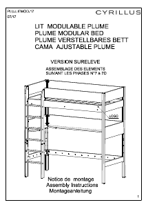 Mode d’emploi Cyrillus Plume Structure lit mezzanine