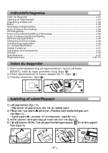 Brugsanvisning Canon MP121-MG Printe regnemaskine