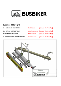Manual BusBiker X290-Light Bicycle Carrier