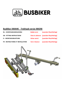 Handleiding BusBiker XM290 Fietsendrager