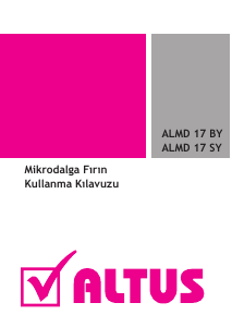 Kullanım kılavuzu Altus ALMD 17 BY Mikrodalga