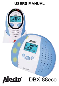 Manual Alecto DBX-88 ECO Baby Monitor