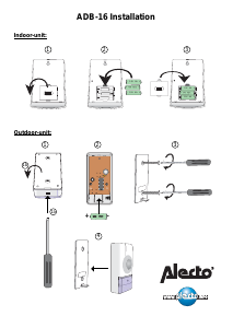 Handleiding Alecto ADB-16 Deurbel