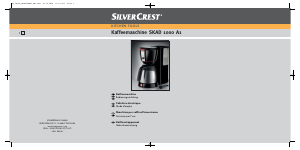 Manuale SilverCrest SKAD 1000 A1 Macchina da caffè