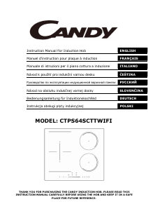 Handleiding Candy CTPS64SCTTWIFI Kookplaat