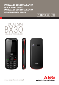 Manual AEG BX30 Telefone celular