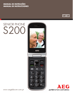 Manual AEG S200 Telefone celular