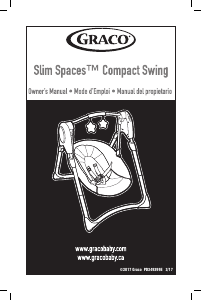 Graco slim spaces hot sale compact swing manual