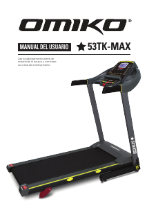 Manual de uso Omiko 53TK-MAX Cinta de correr