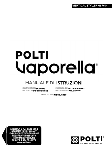 Manuale Polti GSF60 Vertical Styler Vaporizzatore indumenti