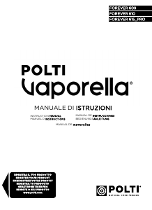 Manual de uso Polti Forever 610 Vaporella Plancha