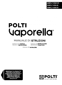Manual de uso Polti VS10.12 Simply Plancha