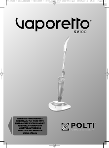 Handleiding Polti SV100 Vaporetto Stoomreiniger