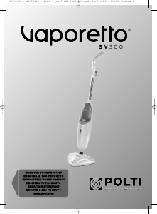 Manual Polti SV300 Vaporetto Steam Cleaner