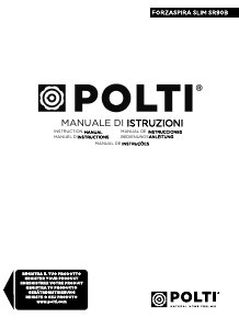 Manuale Polti SR90B Forzaspira Slim Aspirapolvere